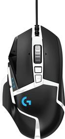 img 4 attached to 🖱️ Logitech G502 Hero High Performance Gaming Mouse Special Edition - Hero 25K Sensor, 25,600 DPI, RGB, Adjustable Weights, 11 Programmable Buttons, On-Board Memory - PC/Mac - Black/White