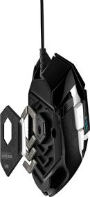 img 3 attached to 🖱️ Logitech G502 Hero High Performance Gaming Mouse Special Edition - Hero 25K Sensor, 25,600 DPI, RGB, Adjustable Weights, 11 Programmable Buttons, On-Board Memory - PC/Mac - Black/White