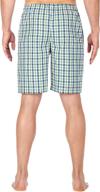 mens premium bamboo lounge shorts logo