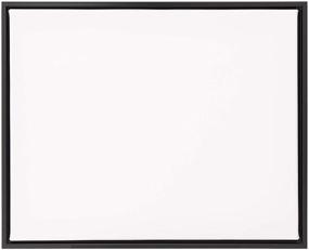 img 2 attached to 🖼️ 9x12 Inch Black Floater Frame for Canvas Paintings, Wood Panels, and Stretched Canvas Boards – Fits 5/8", 3/4", and Max 7/8" Deep Artwork