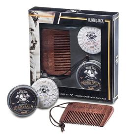 img 4 attached to 🧔 HJ Strap Comb & Beard Care Kit: Handcrafted Beard Comb, Wash, Balm - Enhance Beard Growth, Grooming & Conditioning - Luxurious Gift Set