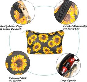 img 1 attached to 🌻 Waterproof Drawstring Sunflower Multifunction Organizer