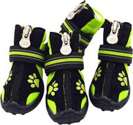 🐾 urbest winter dog shoes, sports non-slip dog boots with anti-slip sole, water-resistant dog boots for dogs (2 pairs) логотип