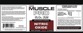 img 2 attached to 💪 Nitric Oxide Booster by xTreme Muscle Pro - L Arginine, L Citrulline, and Agmatine Sulfate Supplement for Enhanced Muscle Growth and Vascularity. Muscle Building Supplement for Men and Women, 60 Capsules