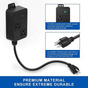 img 2 attached to 🔌 Enhanced Dust Control Autoswitch with Current Sensing Technology for Power Tools, Preventing Circuit Overload and Eliminating Tripped Circuit Breakers – Automatic Vacuum Switch