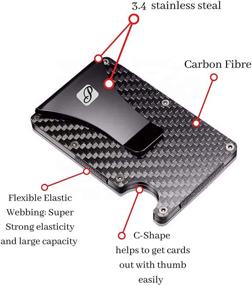 img 2 attached to Minimalist Blocking Wallet - Carbon Anti-Theft