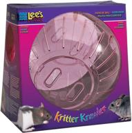 🐹 lee's kritter krawler jumbo exercise ball, 10-inch: enhance your pet's activity with random color fun! логотип