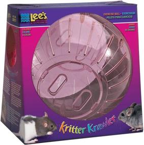 img 1 attached to 🐹 Lee's Kritter Krawler Jumbo Exercise Ball, 10-Inch: Enhance Your Pet's Activity with Random Color Fun!