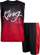 mad game 2 piece basketball performance boys' clothing: ultimate performance in this clothing set logo