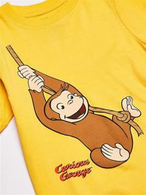 img 3 attached to 🐵 Cute Curious George Toddler T-Shirt: Assorted Boys' Clothing for Playful Adventures