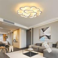 oninio led dimmable ceiling light modern petal shape ceiling chandelier logo
