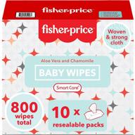 🧻 fisher-price smart care wipes: standard 800 count - superior quality for optimal cleaning logo