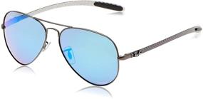 img 4 attached to Ray Ban RB8317CH Chromance Sunglasses Gunmetal
