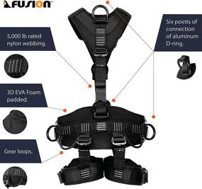 img 3 attached to Fusion Tac Rescue Specialty Harness Black