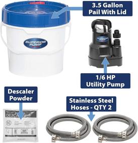 img 3 attached to 🔥 Supreme Pump 91660 Tankless Water Heater Descaler Pump Kit, Deluxe Edition, Jet Black