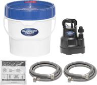 🔥 supreme pump 91660 tankless water heater descaler pump kit, deluxe edition, jet black logo