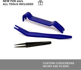 img 1 attached to Экраны для Cadillac CUE Premium Replacement: улучшенный дисплей без геля + бесплатный набор инструментов и инструкции по установке.