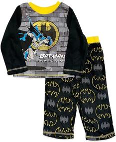 img 4 attached to Get Cozy in Style with Batman Logo Yellow Bottoms Pajama