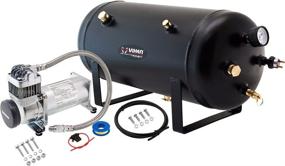 img 4 attached to 🚂 Powerful 200 PSI Train/Air Horn Tank with 5 Gallon Capacity - Vixen Horns VXO8350 Compressor System/Kit (12V)