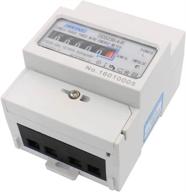 🔌 baomain dds238-4-r din-rail single phase three wire energy meter 110v 220v 60hz 10 (100) a" - optimized product name: "baomain dds238-4-r din-rail single phase three wire energy meter 110v/220v 60hz 10a-100a logo