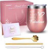 🍷 wine tumbler gifts for women - stainless steel tumbler with lid & straw, perfect birthday, thank you, and funny friends gifts for her, ideal for mom, wife, sister, and teacher логотип