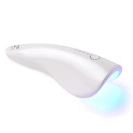 💅 makartt rechargeable uv nail lamp: cordless 5w gel nail dryer with uv light for gel nails - portable, lightweight, and white c-12 logo