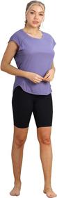 img 1 attached to Icyzone Cap Sleeve Workout Tops for Women - Get Fit, Gym, Yoga, Running Exercise T-Shirt