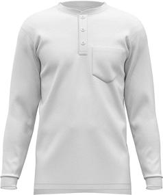 img 4 attached to Ultimate Protection: Maks Nano TexSpill Resistance RelaxFit Long Sleeve Men's Shirts