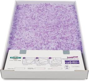 img 1 attached to ScoopFree Lavender Crystal Litter Trays - Single Pack