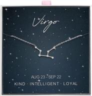 spectacular alovesoul sterling constellation horoscope necklace: dazzling jewelry for girls logo