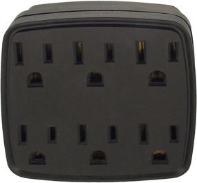 img 2 attached to 💡 Black Shaxon PYF-57BK Wall Outlet Power Splitter