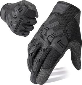 img 4 attached to YOSUNPING Tactical Full Finger Gloves - Touchscreen for Driving, Motorcycle, Hunting, Cycling, Military