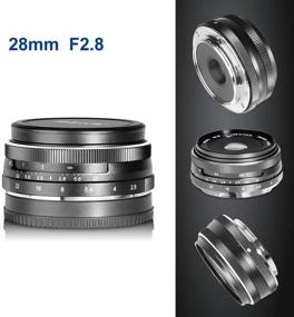 img 1 attached to 📷 MEKE 28mm f2.8: Quality Manual Focus Lens for Sony E Mount Mirrorless Cameras - NEX 3 3N 5 5T 5R 6 7 A6400 A5000 A5100 A6000 A6100 A6300 A6500