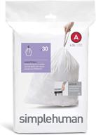 🗑️ simplehuman trash can liner a, 4.5l/1.2 gallons, pack of 30 logo