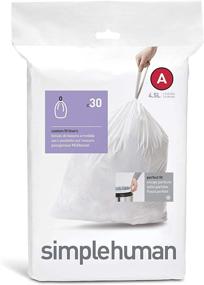 img 2 attached to 🗑️ simplehuman Trash Can Liner A, 4.5L/1.2 Gallons, Pack of 30