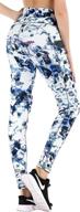 stay stylish and organized: iuga high waisted printed yoga pants with side pockets for women logo