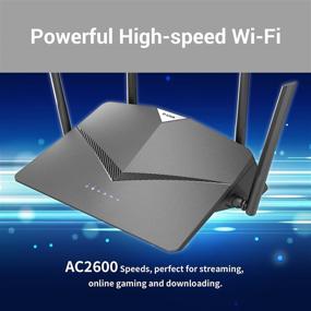 img 2 attached to 📶 D-Link EasyMesh AC2600 WiFi Router: Smart Internet Network, Alexa & Google Assistant Compatible, MU-MIMO Dual Band Gigabit Gaming Mesh (DIR-2640-US)