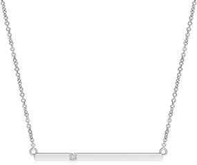 img 4 attached to Pure Ignis Diamond Necklace Sterling