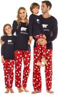 🎅 cozy ekouaer matching family christmas pajama set: comfy sleepwear for holiday celebrations - s-xxl sizes logo