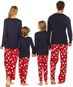 img 2 attached to 🎅 Cozy Ekouaer Matching Family Christmas Pajama Set: Comfy Sleepwear for Holiday Celebrations - S-XXL Sizes