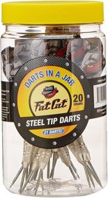 img 2 attached to 🎯 Fat Cat Darts in a Jar: Steel Tip Darts with Storage/Travel Container, 20g (Pack of 15, 21, and 27 Darts)