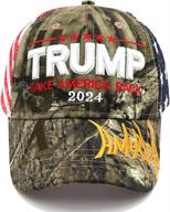 🧢 trump 2024 campaign hat, donald trump 2024 keep america great camouflage hat with maga embroidery - adjustable baseball cap for best seo logo