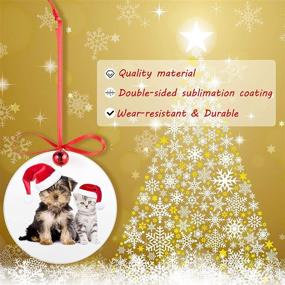 img 2 attached to Sublimation Pendants Personalized Christmas Ornaments