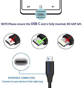 img 3 attached to 📱 DEEGO 15Ft USB C кабель - дополнительно длинный кабель быстрой зарядки для контроллера PS5, Samsung Galaxy S10/S9, LG V30/V20, Moto G7/G6 - USB кабель типа C