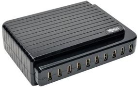 img 3 attached to Tripp Lite 10-Port USB Charging Station Hub for Tablet iPhone & iPad - 5V 2.1A Per Port (U280-010), Black