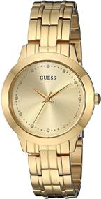 img 4 attached to GUESS Womens Stainless Petite Casual