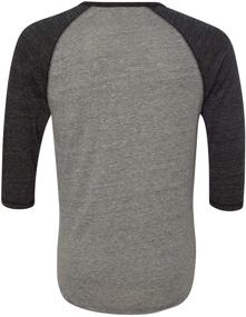 img 1 attached to Modern Men's Henley Shirts: Alternative Raglan Three Quarter Sleeve Attire