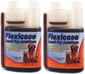 img 1 attached to 🐾 Enhance Pet Mobility Naturally: Pet Flexicose Liquid Joint Support (2 Bottles)