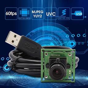 img 1 attached to 📷 High-Resolution 0.3MP Super Mini VGA USB Camera Module with 3.6mm Lens | Webcam USB for Android, Windows, and Linux | Free Driver UVC Webcams for Indoor & Outdoor Monitoring and Home Security | Pet & Baby Camera | Plug and Play Camera