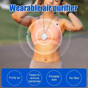 img 3 attached to WOOLALA Purifier Necklace Portable Millions Heating, Cooling & Air Quality and Air Purifiers